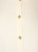Cardigan in soft knit with gold-coloured buttons, Vanilla, Packshot image number 2