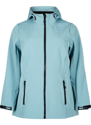 Short softshell jacket with pockets, Arctic, Packshot image number 0