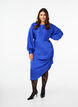 Satin dress with balloon sleeves, Surf the web, Model image number 0