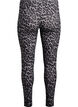 Viscose leggings with leopard print, Dark Grey, Packshot image number 1