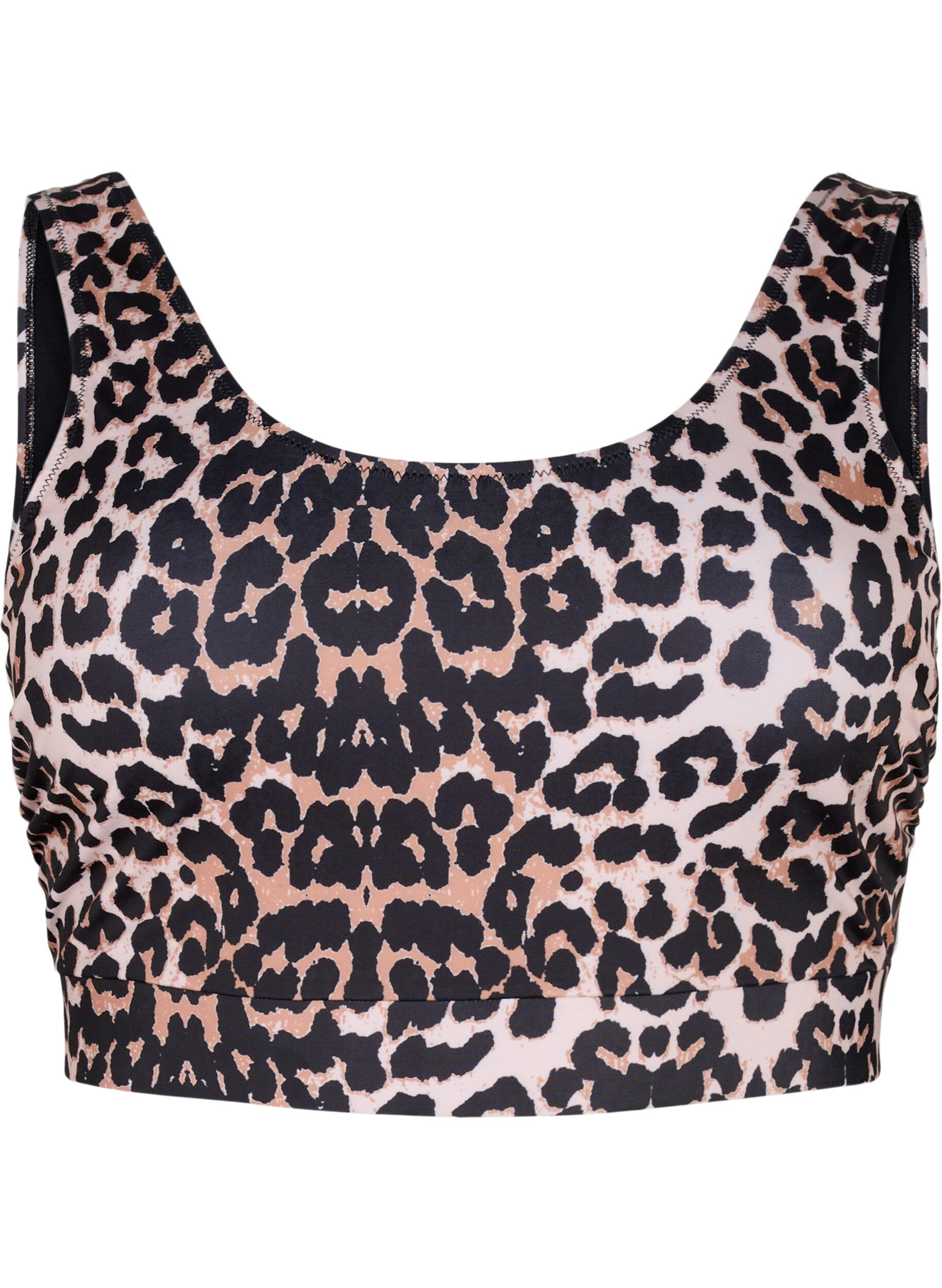 Zizzifashion Bikini top with a round neckline, Leo, Packshot image number 0