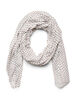 Long patterned scarf, Vanilla, Packshot image number 0