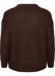 Knit cardigan with zip, Brown, Packshot image number 1