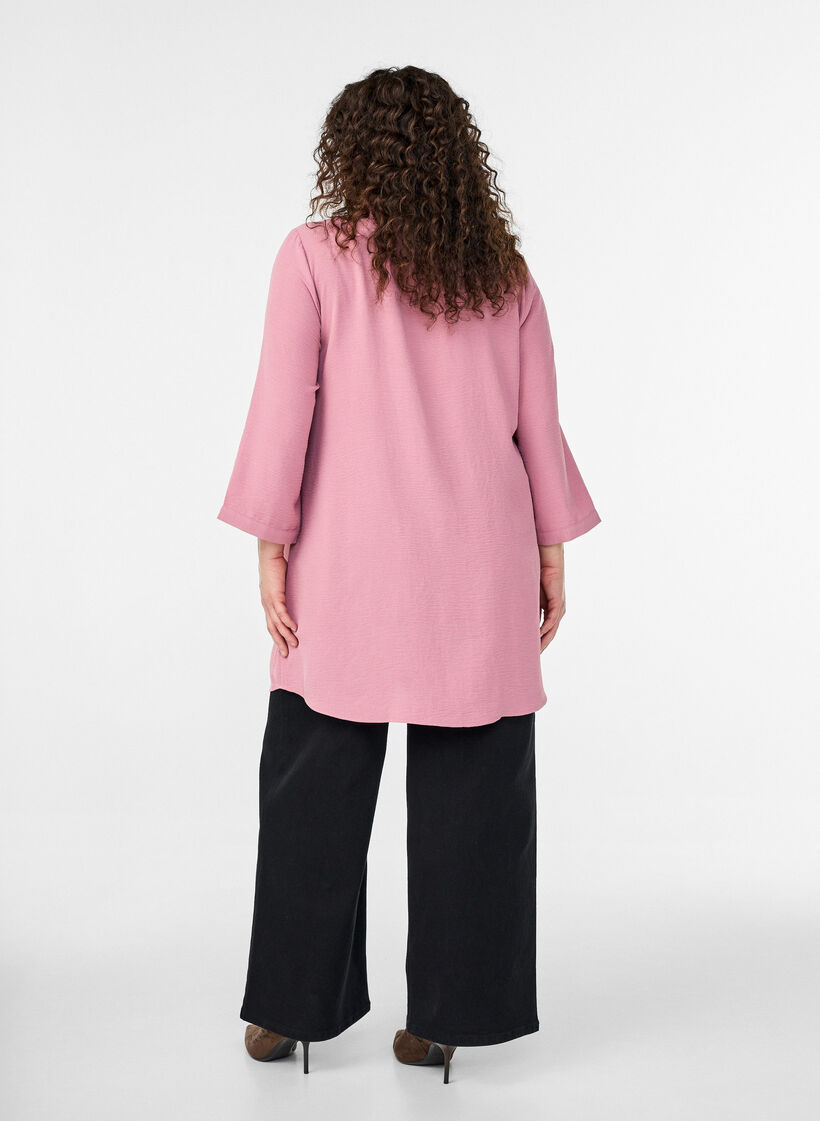Tunic with 3/4 sleeves, Rose, Model image number 2