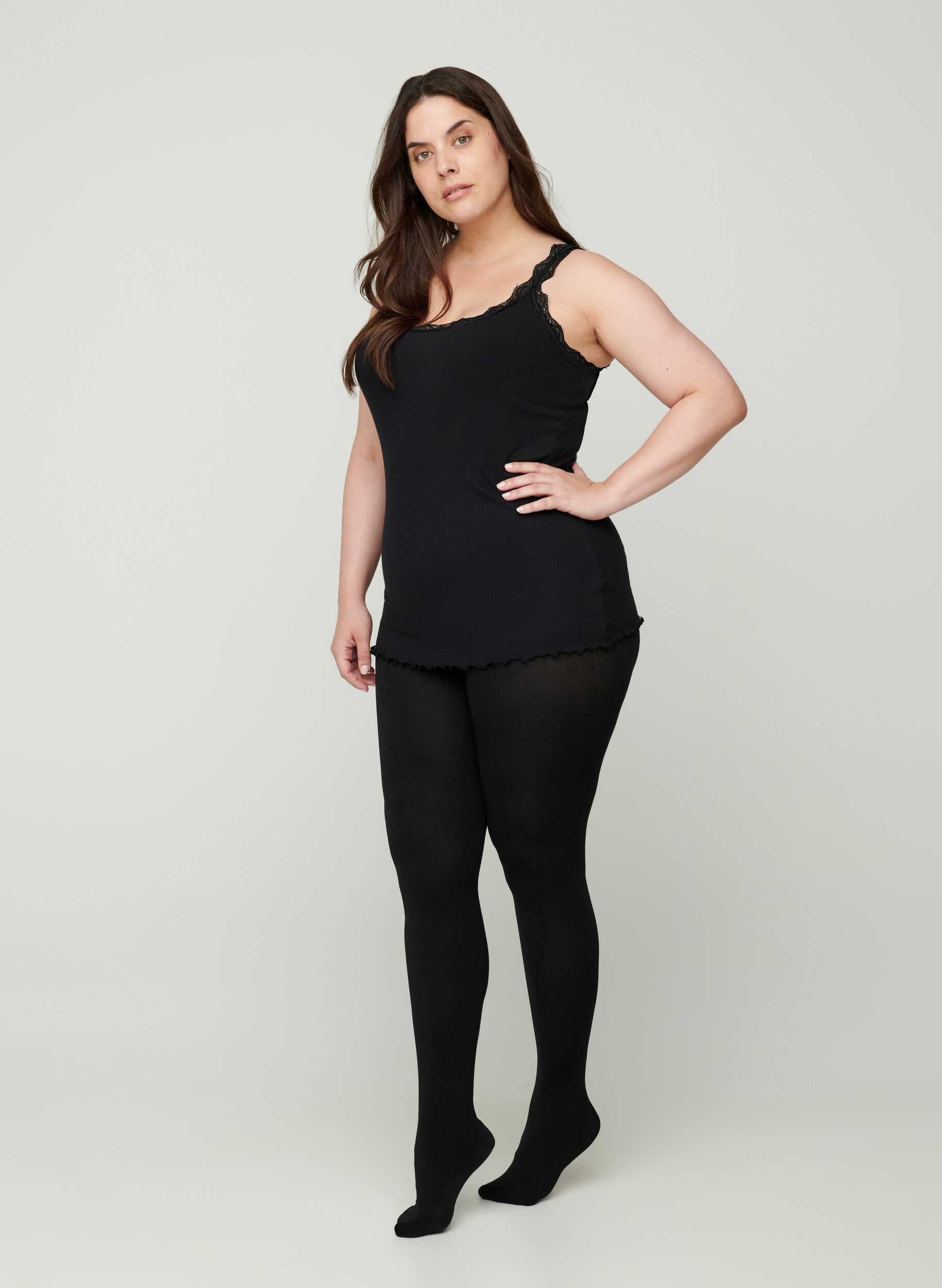 ZizzifashionThermo tights, Black, Model image number 1