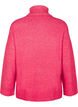 Knitted turtleneck blouse, Virtual Pink Mel., Packshot image number 1