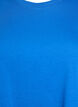 Basic cotton t-shirt with a round neck, Blue, Packshot image number 2