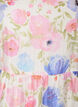 Long floral dress in lyocell with ruffles, White, Packshot image number 2