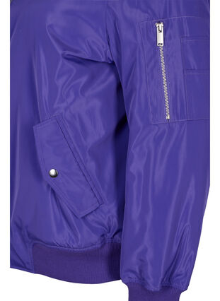 Bomber jacket with zip, Purple Opulence, Packshot image number 3