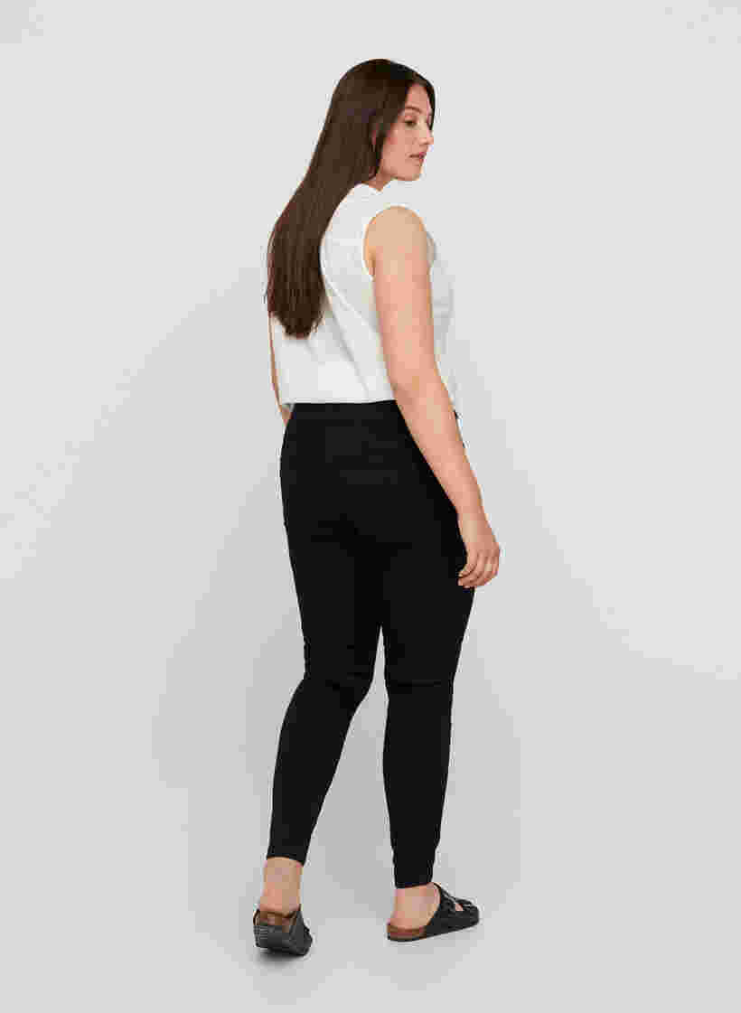 Jeggings made from a cotton mix, Black, Model image number 1