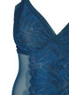 Lace and mesh bodystocking, Blue, Packshot image number 2