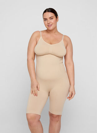 Shapewear Overalls, Nude, Model image number 0