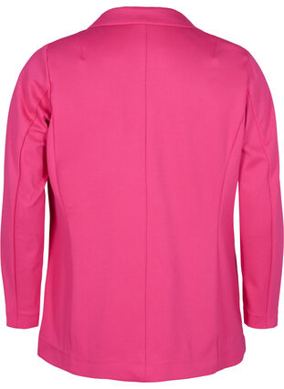Simple blazer with button closure, Raspberry Sorbet, Packshot image number 1