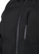 Puffer coat with hood and pockets, Black, Packshot image number 2