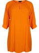 Viscose tunic with 3/4 sleeves, Orange, Packshot image number 0