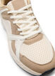 Sporty sneakers with mesh, Beige, Packshot image number 3