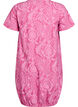 Short-sleeved, printed cotton dress, Pink, Packshot image number 1
