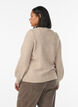 Cardigan with heart-shaped buttons, Beige, Model image number 2