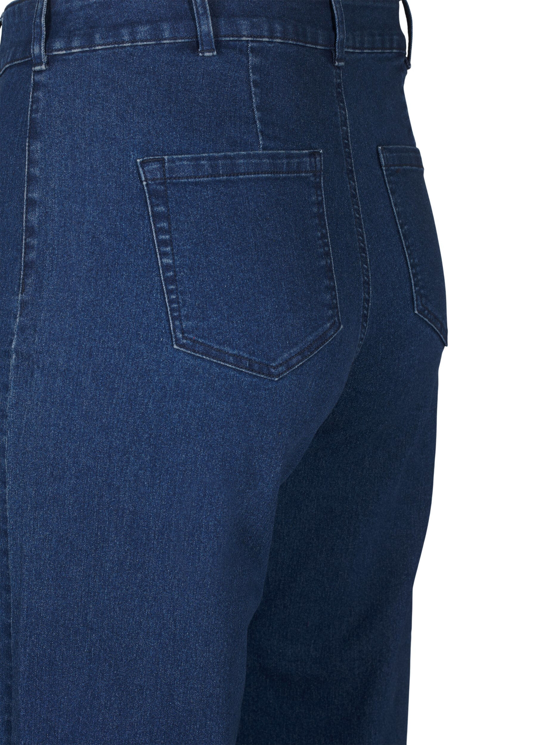 ZizzifashionWide-leg jeans, Blue, Packshot image number 3