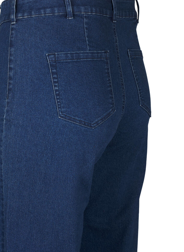 Wide-leg jeans, Blue, Packshot image number 3