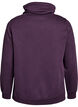 FLASH - Sweatshirt with high collar and pockets, Purple, Packshot image number 1
