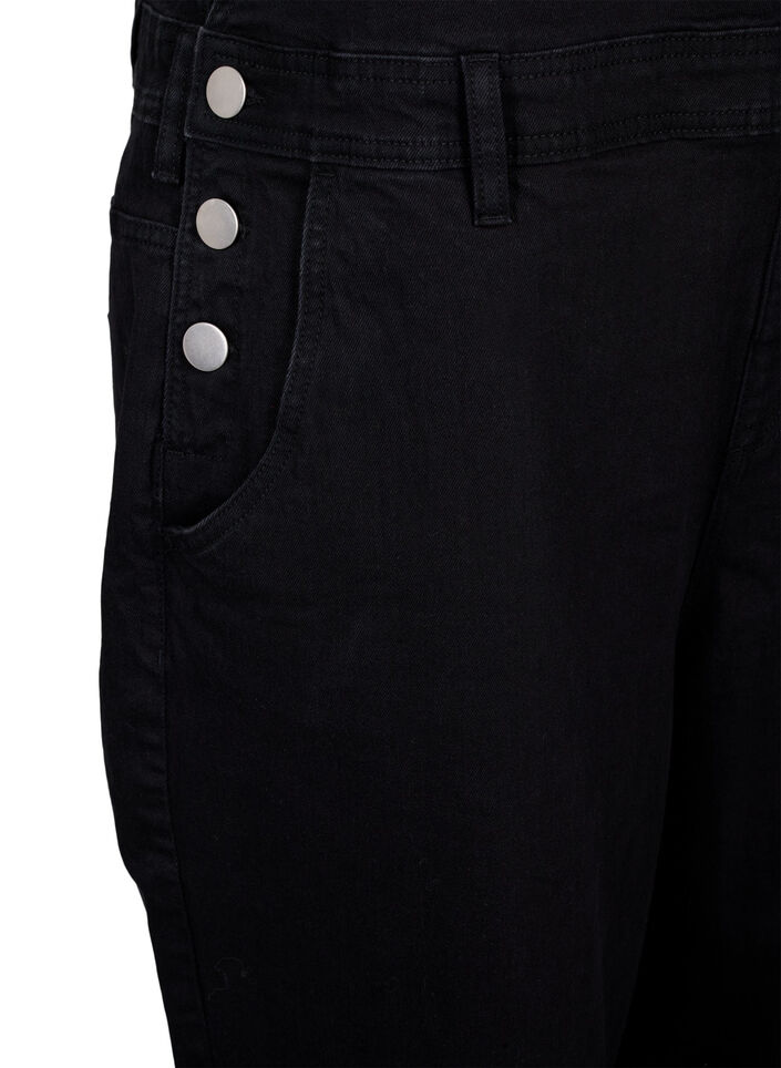 Denim dungarees, Black, Packshot image number 3