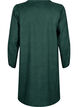 Velvet dress with a zip detail, Posy Green, Packshot image number 1