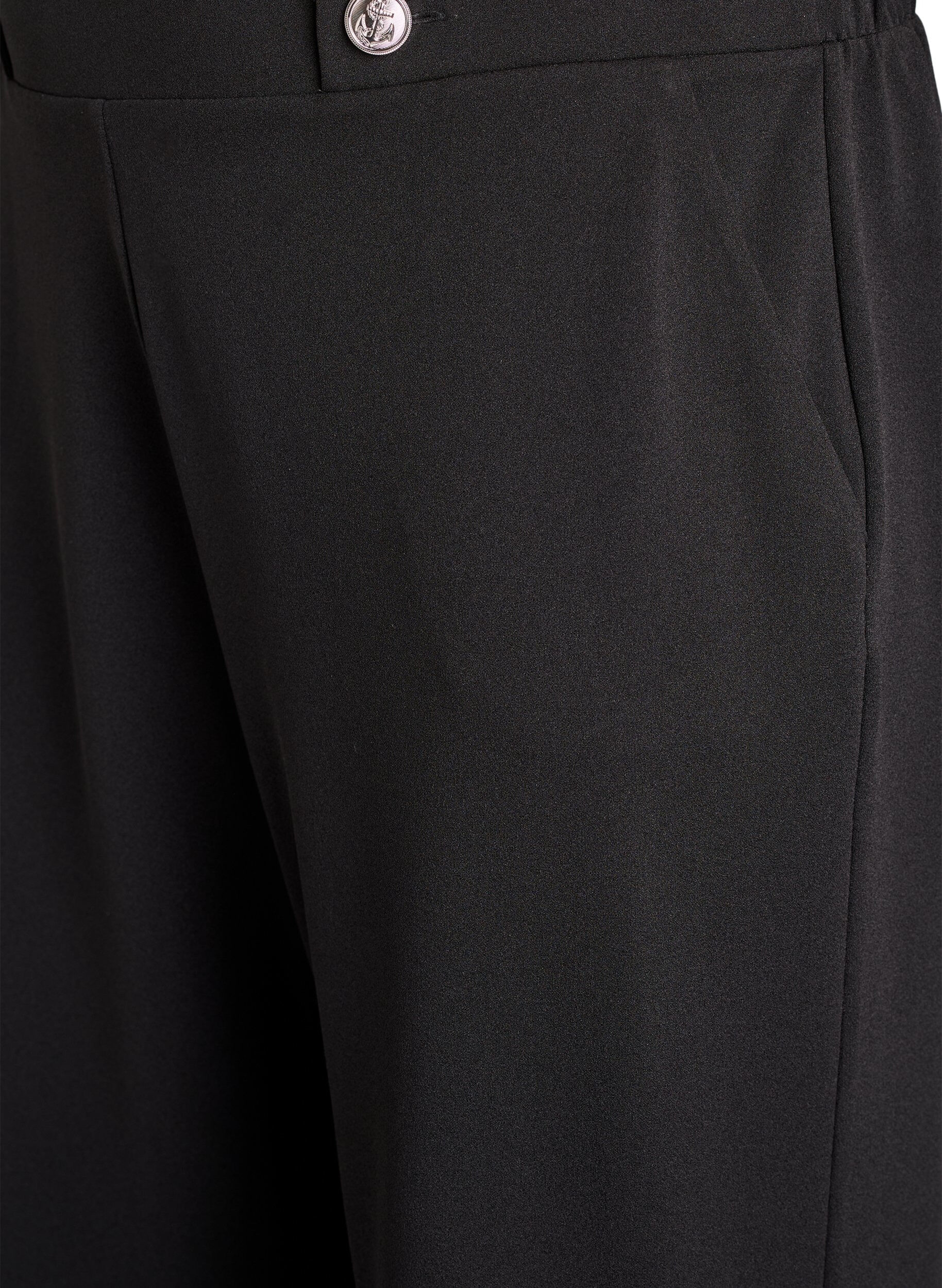 ZizzifashionLoose trousers with pockets, Black, Packshot image number 2