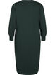 Cotton sweat dress with pockets, Green, Packshot image number 1