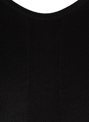 Shapewear top with wide straps, Black, Packshot image number 2