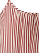 Summer dress with stripes and A-line shape, Red, Packshot image number 3