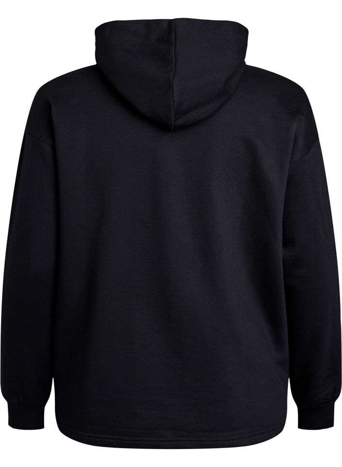 Hooded sweatshirt, Black, Packshot image number 1