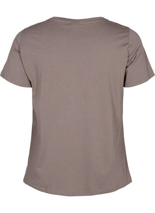 Cotton t-shirt with two-tone printed logo, Falcon, Packshot image number 1