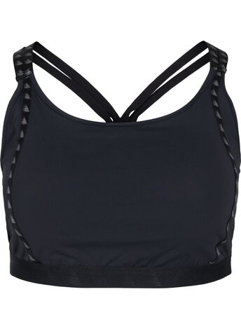 Sports bra with mesh back