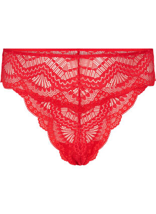 Red Basic Lace G String Thong, Lingerie