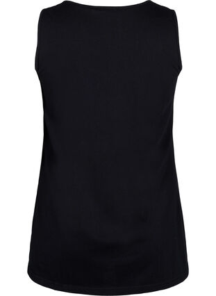 Cotton top with a-shape, Black W. Passion, Packshot image number 1