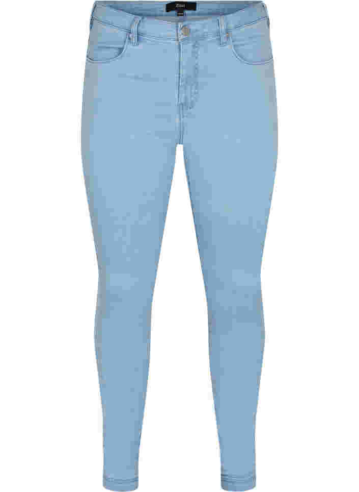 Super slim Amy jeans with high waist, Ex Lt Blue, Packshot image number 0