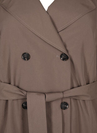 Trench coat with belt and slit, Chocolate Chip, Packshot image number 2