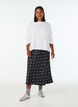 Basic t-shirt with long sleeves, White, Model image number 1