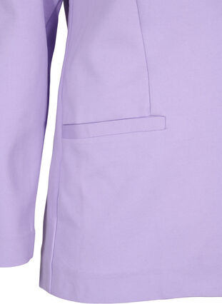 Simple blazer with button, Purple Rose, Packshot image number 3