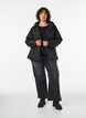 Lightly padded jacket with diamond quilt, Black, Model image number 1