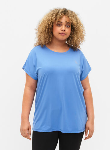 Short sleeved workout t-shirt, Granada Sky, Model image number 0
