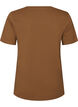 Cotton T-shirt with print, Brown, Packshot image number 1