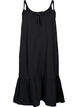 Long beach dress in cotton, Black, Packshot image number 0