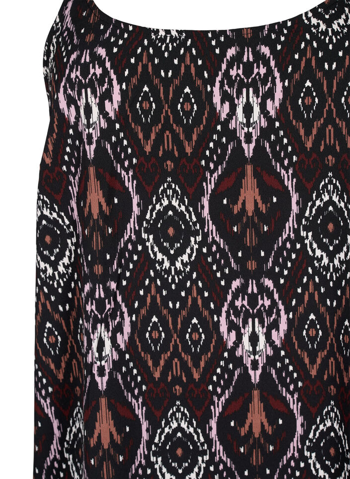 FLASH - Top with print, Black Rose Ethnic, Packshot image number 2