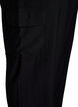 High-waisted cargo trousers, Black, Packshot image number 3