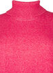 Knitted turtleneck blouse, Virtual Pink Mel., Packshot image number 2