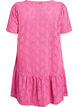 FLASH - Short jersey dress with eyelet pattern, Ibis Rose, Packshot image number 1