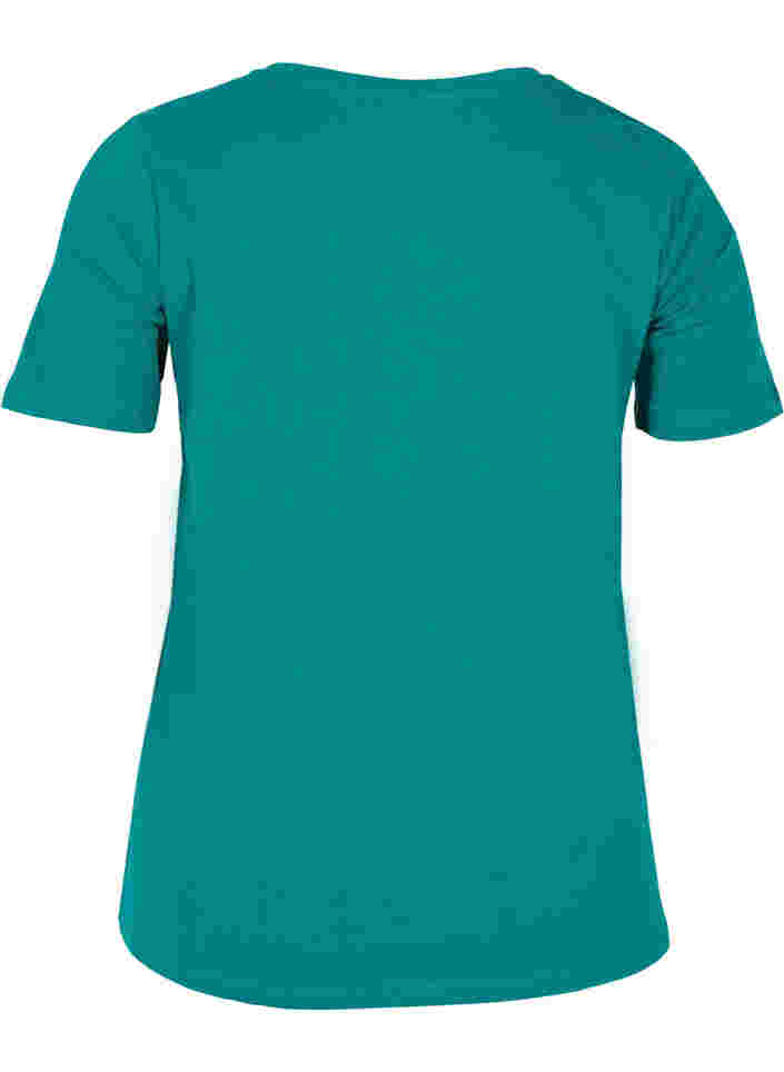 Basic t-shirt, Teal Green, Packshot image number 1
