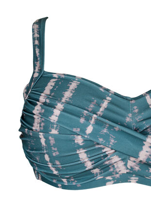 Printed bikini top, Tie Dye AOP, Packshot image number 2